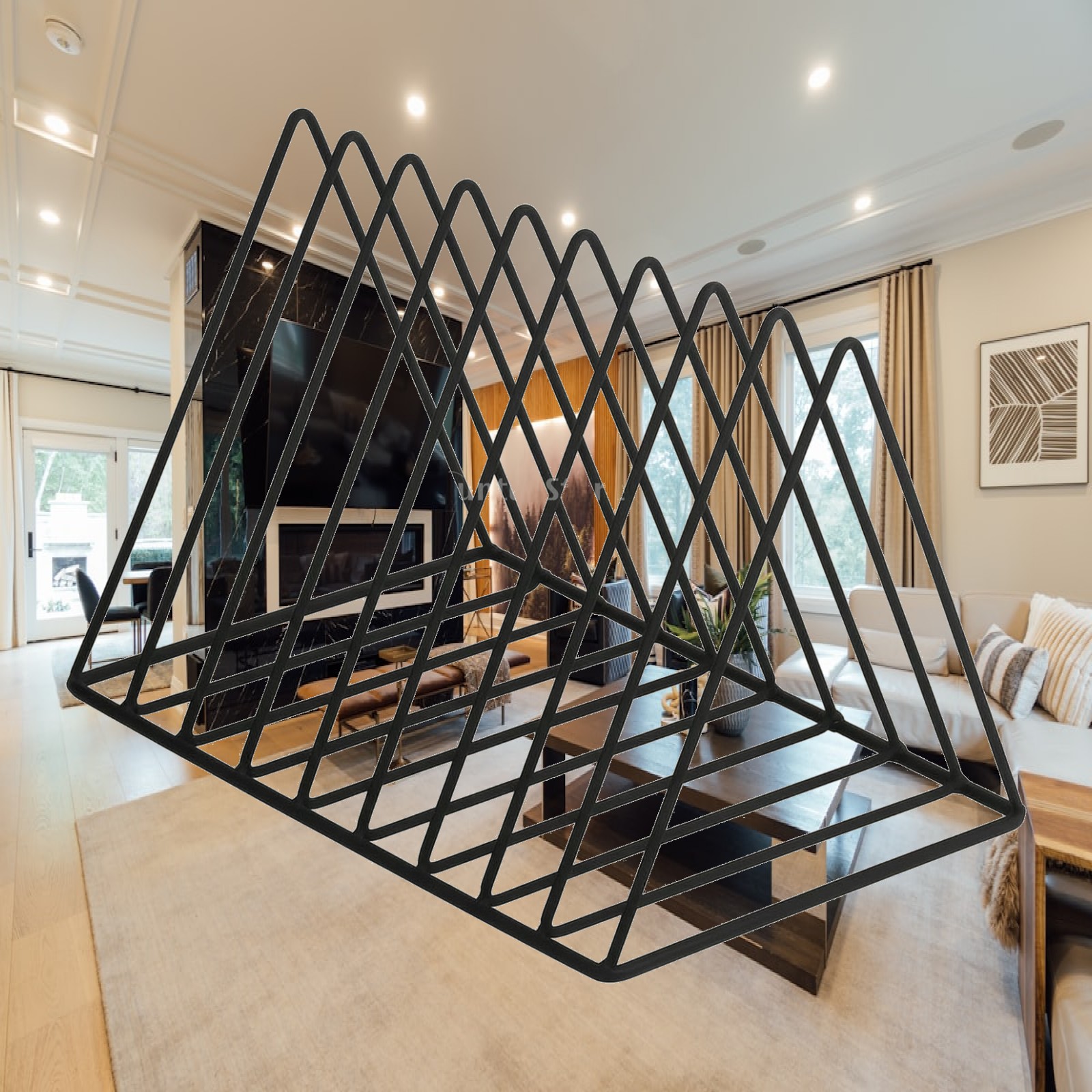 Magazine Holder Rack - Organisateur de bureau en fil de