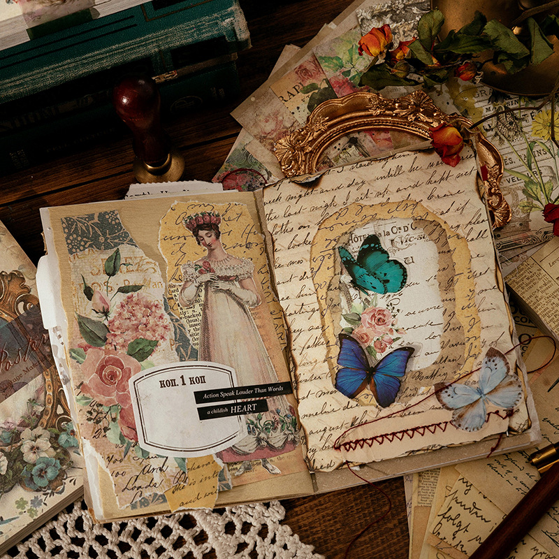 Papier à motifs floraux Vintag - Ink Blotter Paper avis et prix