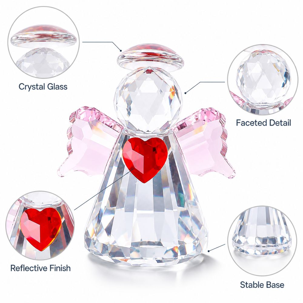 Nouvelle figurine d'ange en cr - Paper Weight Crystal avis et prix
