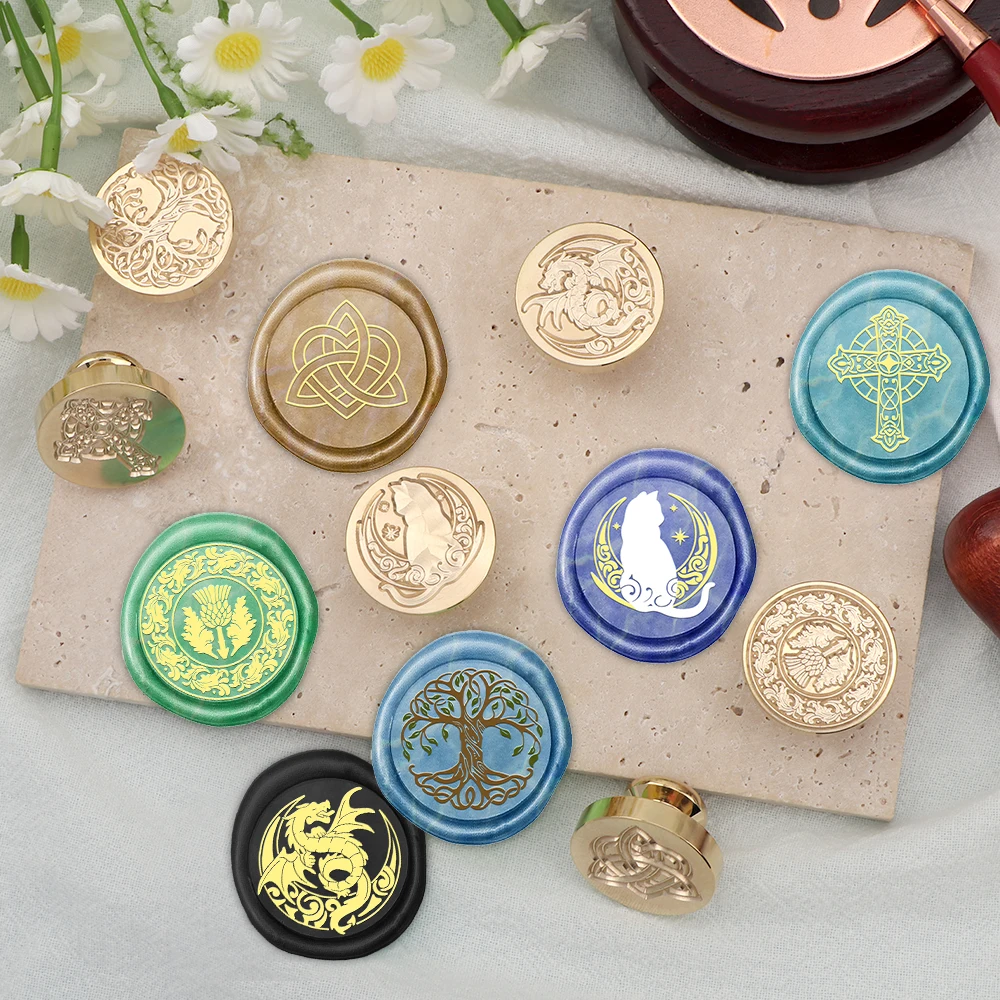 Tête de tampon de sceau de cir - Wax Seal Stamp Set avis et prix